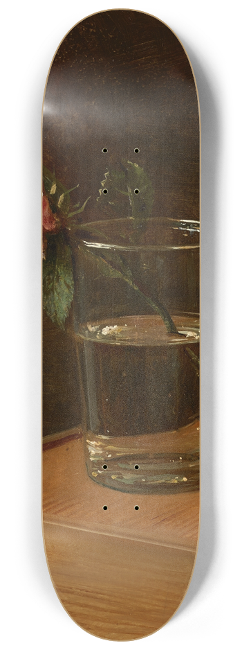 Franz Krger - Rose im Glas 8.25 inch art skate deck