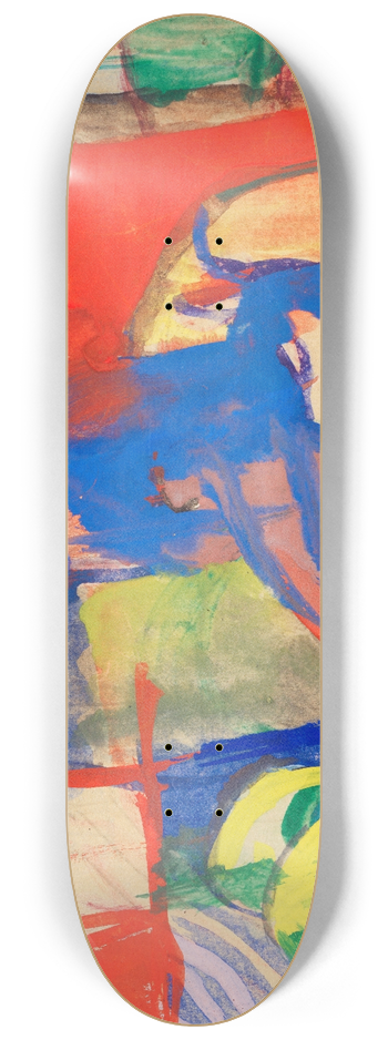 Franz Marc - Blaue Kuh 8.25 inch art skate deck