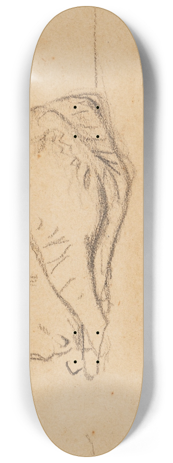 Franz Marc - Kleine Katzenstudie 8.25 inch art skate deck