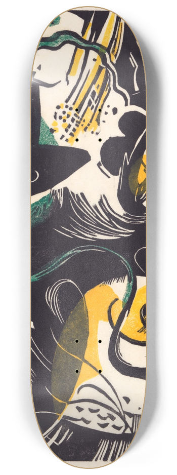 Franz Marc - Schpfungsgeschichte II 8.25 inch art skate deck