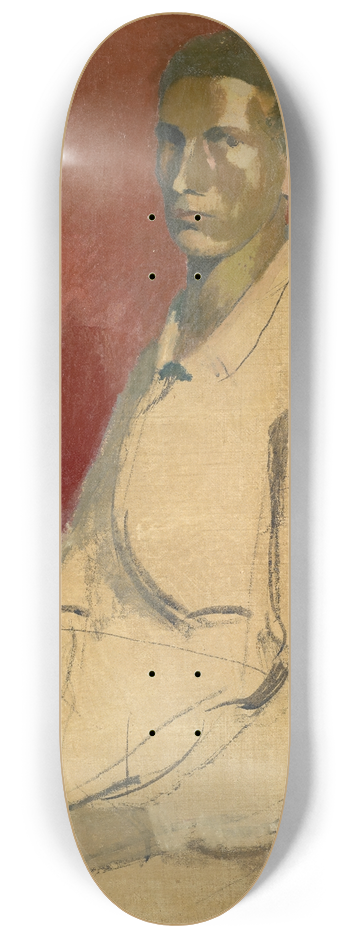 Franz Marent - Self-Portrait in Three-quater View 8.25 inch art skate deck