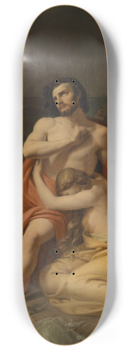 Friedrich Matthi - The Flood 8.25 inch art skate deck