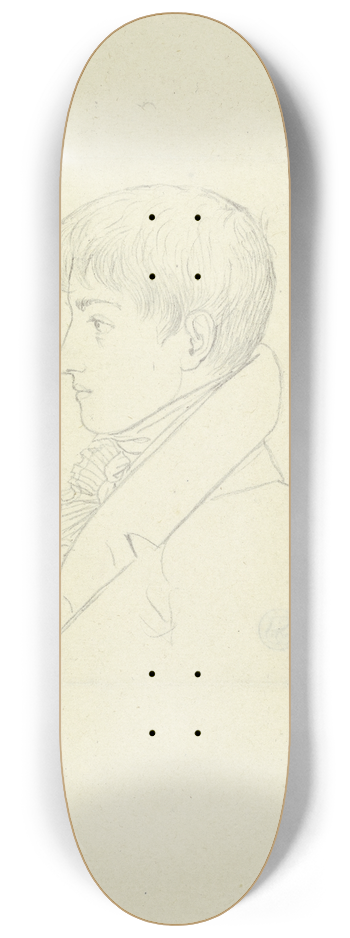 Franz Pforr - Selbstportrt des Knstlers 8.25 inch art skate deck