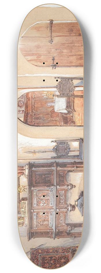 Franz Poledne - Interieur 8.25 inch art skate deck