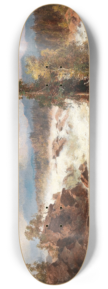 Franz Richard Unterberger - Thundering Waterfall 8.25 inch art skate deck