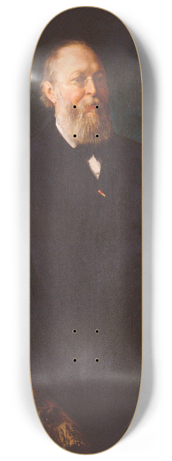 Franz Rumpler - Ferdinand Freiherr von Hochstetter 8.25 inch art skate deck