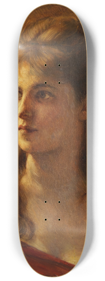Franz von Defregger - Mdchenportrt 8.25 inch art skate deck
