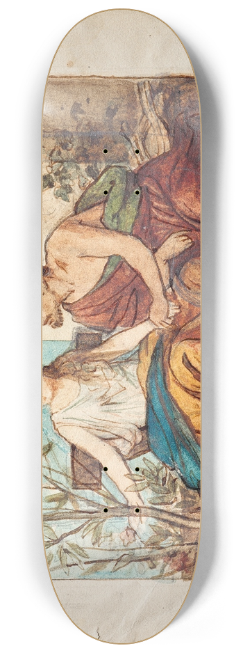 Franz von Matsch - Antikes Paar 8.25 inch art skate deck
