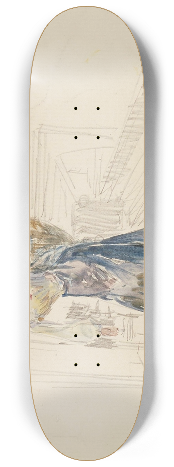 Frdric Houbron - Blanchisseuse 8.25 inch art skate deck