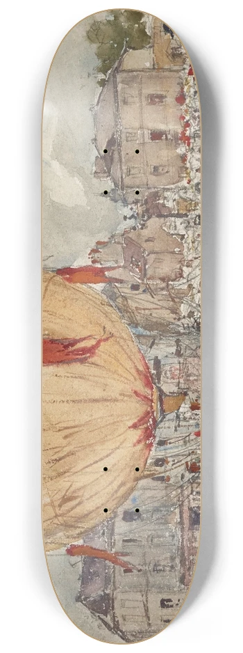 Frdric Houbron - Lancement dune montgolfire 8.25 inch art skate deck