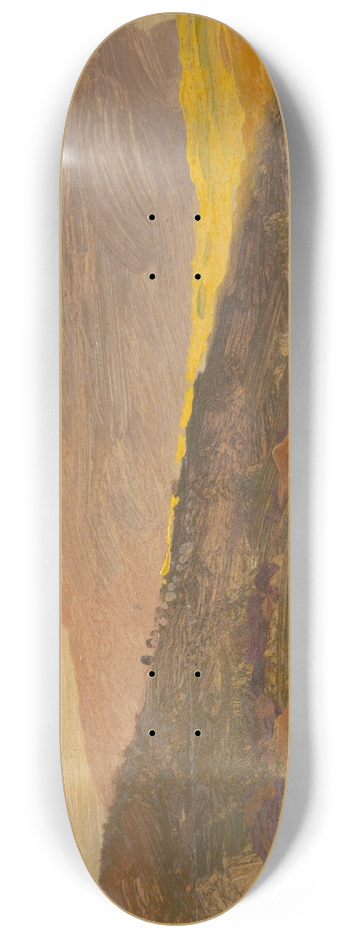 Frederic Edwin Church - Hillside 8.25 inch art skate deck