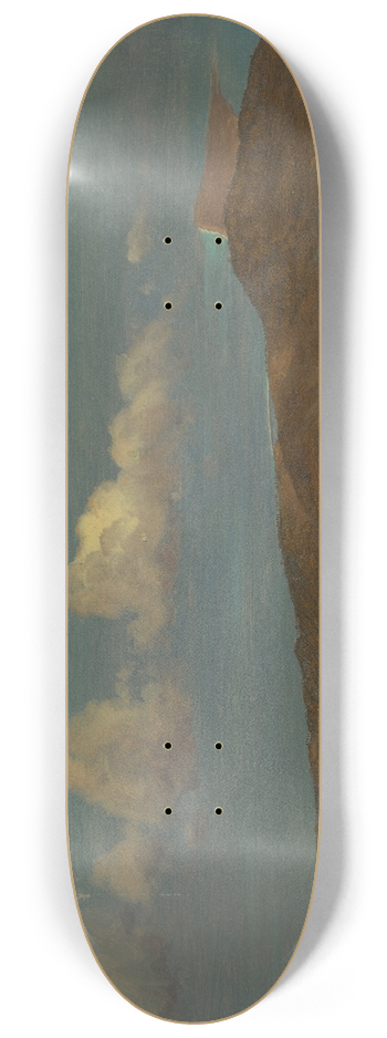 Frederic Edwin Church - Hilly Landscape 8.25 inch art skate deck