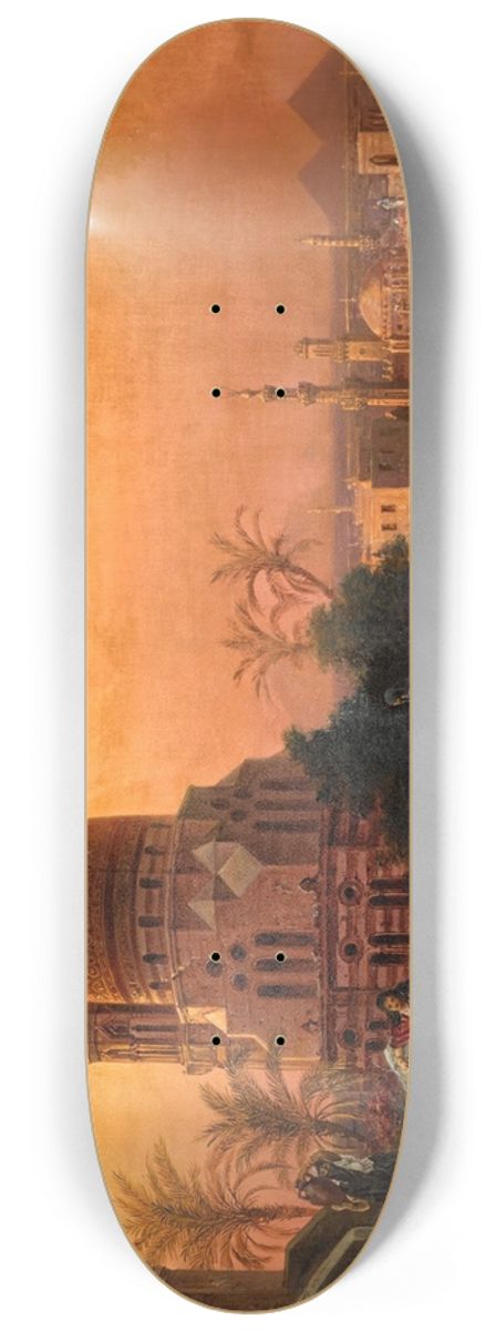 Friedrich Perlberg - A Gathering, Cairo 8.25 inch art skate deck