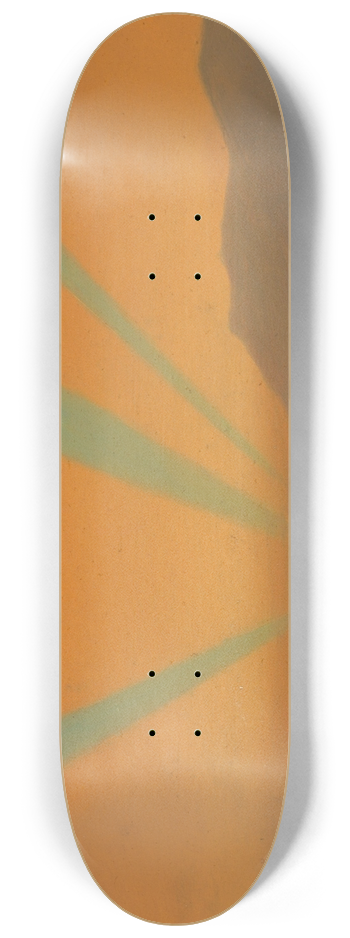 Frederic Edwin Church - Landscape with Sunset 8.25 inch art skate deck