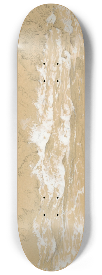 Frederic Edwin Church - Niagara River Gorge 8.25 inch art skate deck