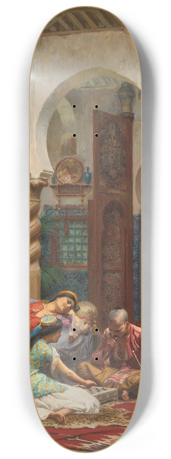 Frederick Arthur Bridgman - Idle Moments 8.25 inch art skate deck