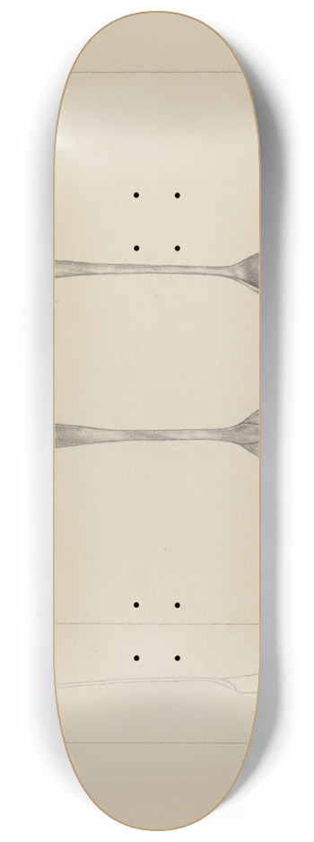 Frederick Jackson - Silver Teaspoon 8.25 inch art skate deck