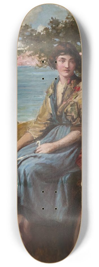 Frederick Morgan - On the Cliffs 8.25 inch art skate deck