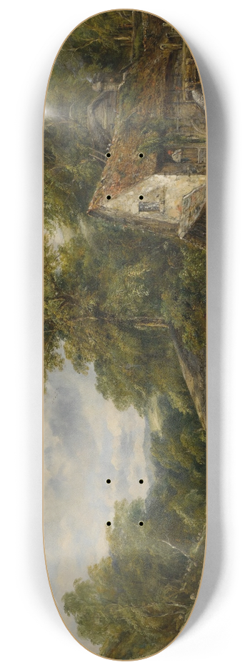 Frederick Waters Watts - The Watermill 8.25 inch art skate deck