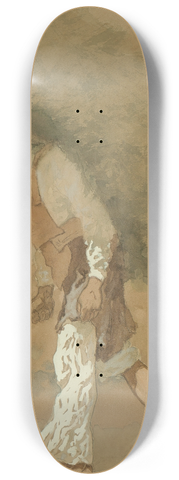 Frederic Remington - Carrying Fodder 8.25 inch art skate deck