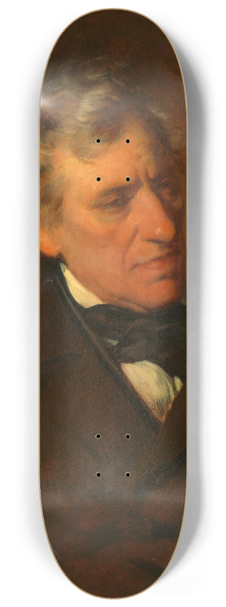 Friedrich von Amerling - Franz Grillparzer 8.25 inch art skate deck