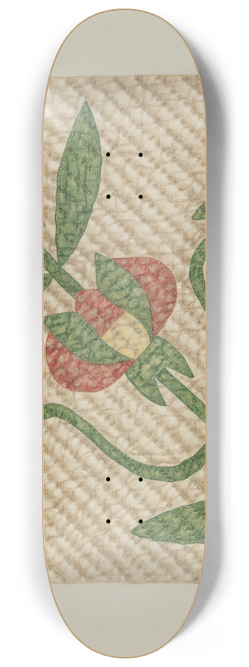 Fred Hassebrock - Tulip Pattern Quilt 8.25 inch art skate deck