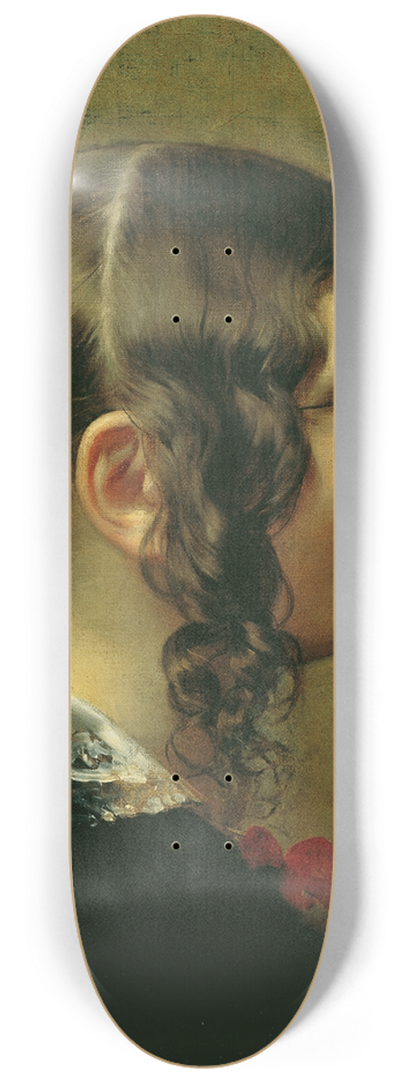 Friedrich von Amerling - Luise Pfeiffer-Nathusius 8.25 inch art skate deck
