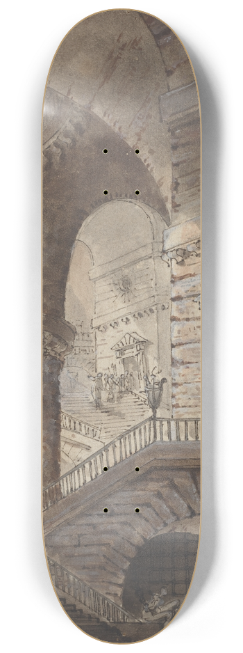 French School - Roman Prison 8.25 inch art skate deck