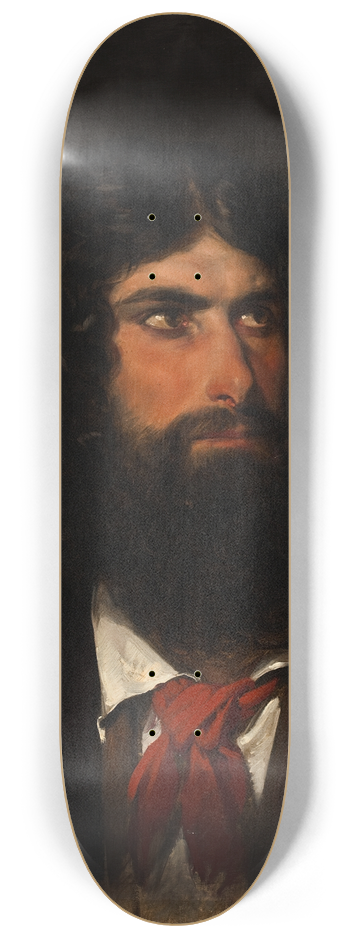 Friedrich von Amerling - Portrait Of A Roman Peasant 8.25 inch art skate deck