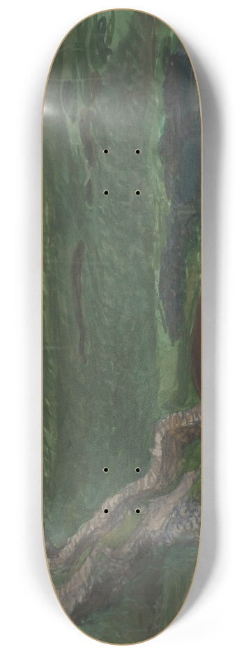 Friedrich Beck - Ossero auf Lussin 8.25 inch art skate deck