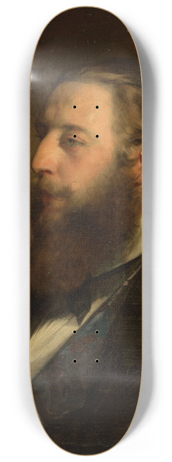 Friedrich von Amerling - Portrait of Konstanty Branicki (18241884) 8.25 inch art skate deck
