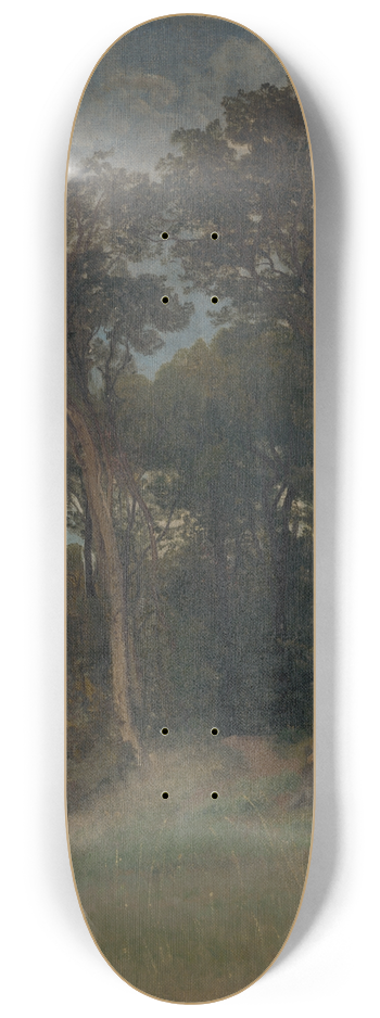 Friedrich Carl von Scheidlin - At the Edge of a Forest 8.25 inch art skate deck