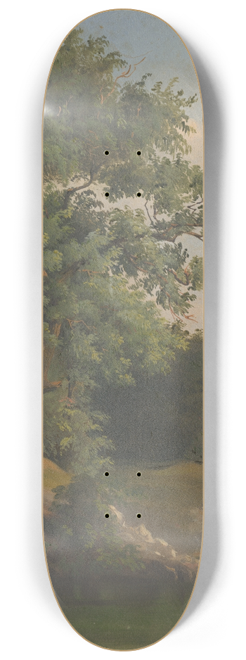 Friedrich Carl von Scheidlin - In the Forest 8.25 inch art skate deck