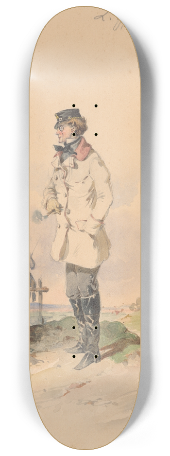 Friedrich Carl von Scheidlin - Lieutenant Count Zichy 8.25 inch art skate deck