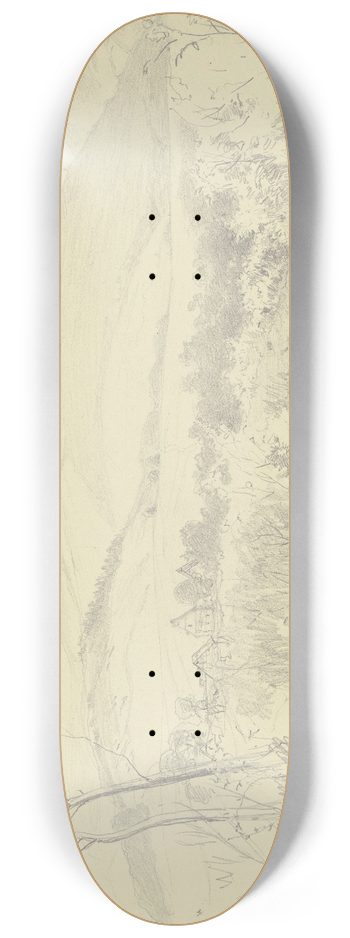 Friedrich Ernst Morgenstern - Hof Husel bei Eppstein im Taunus 8.25 inch art skate deck