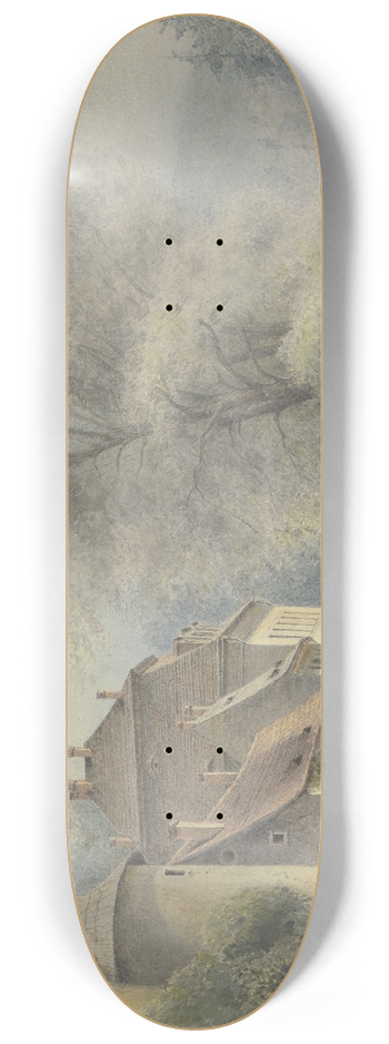 Friedrich Ernst Morgenstern - Janowitz castle 8.25 inch art skate deck