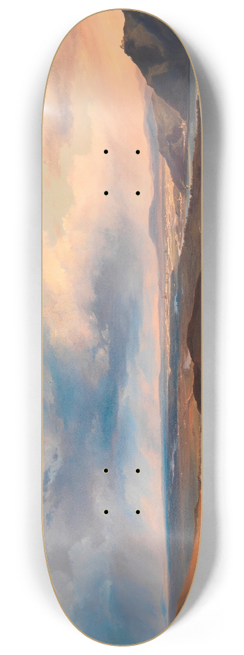 Friedrich Loos - Blick auf Wien vom Bisamberg 8.25 inch art skate deck