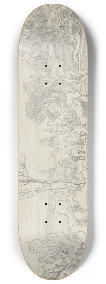 Friedrich Metz - Near Florence 8.25 inch art skate deck