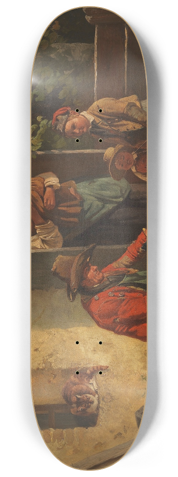 Friedrich Voltz - Dengelnder Bauer 8.25 inch art skate deck