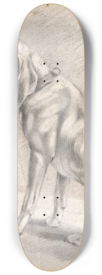 Friedrich Voltz - Sitzender Jagdhund 8.25 inch art skate deck