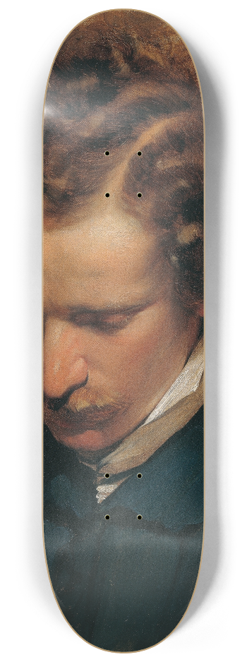 Friedrich von Amerling - The painter Eduard Bendemann 8.25 inch art skate deck
