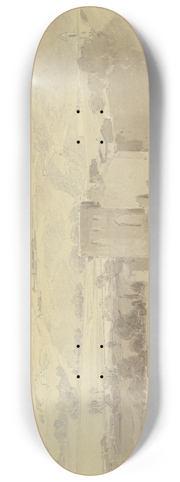 Fritz Bamberger - Building ensemble near Toledo 8.25 inch art skate deck