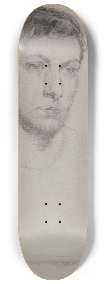 Fritz Boehle - Womans head 8.25 inch art skate deck