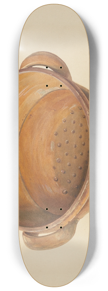 Fritz Boehmer - Zoar Colander 8.25 inch art skate deck