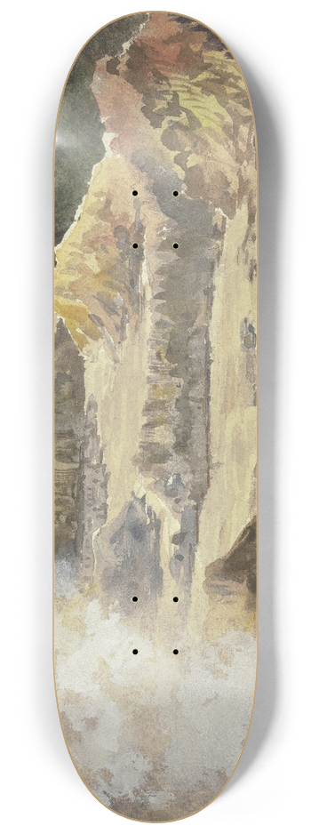 Fritz Hauck - Bird crater on Java 8.25 inch art skate deck