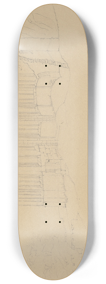 Friedrich Wilhelm Ludwig - Werner chapel in Bacharach 8.25 inch art skate deck