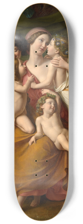 Friedrich Wilhelm Schadow - Charity 8.25 inch art skate deck