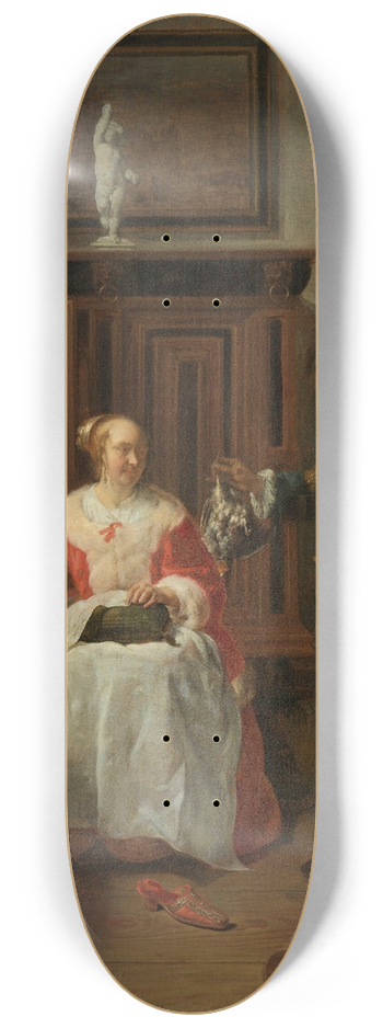 Gabriel Metsu - The Hunters Present 8.25 inch art skate deck