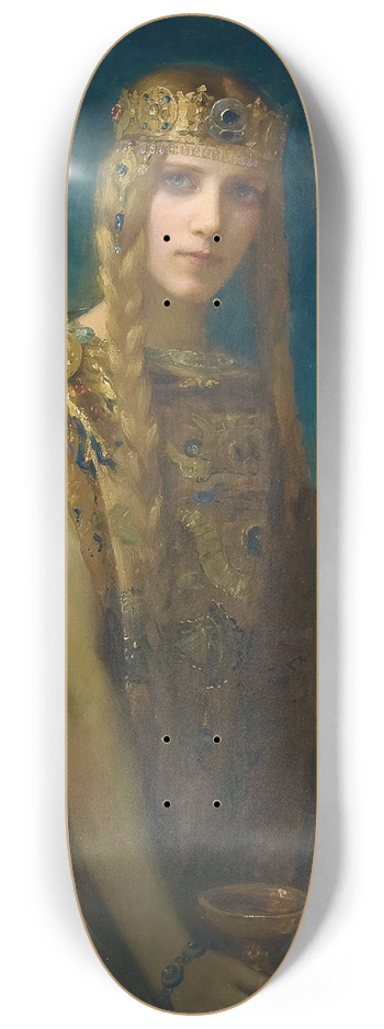 Gaston Bussire - Isolde, The Celt Princess 8.25 inch art skate deck