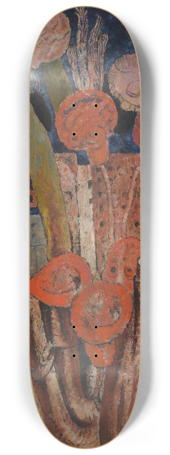 Frits van den Berghe - Bloemen over de stad 8.25 inch art skate deck